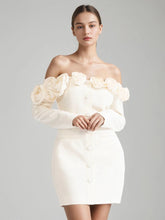 Mini-robe bustier à imprimé fleuri